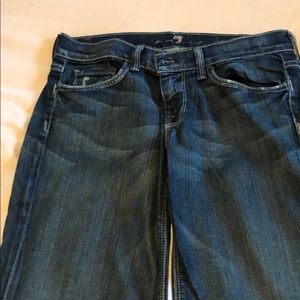 7 For Mankind low rise Ginger jeans 27